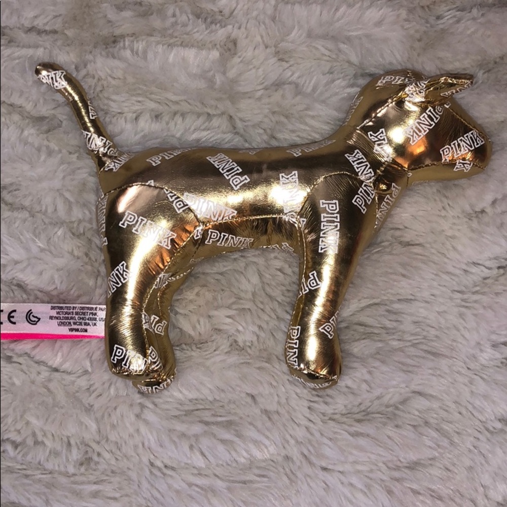 limited edition gold vs pink dog